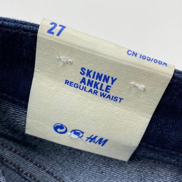 H&M Skinny Ankle Jeans 27 NWT - Picture 3 of 4